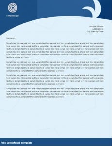 Free Letterhead Template 231x300