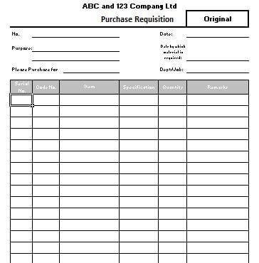 6 Requisition Form Templates - formats, Examples in Word Excel