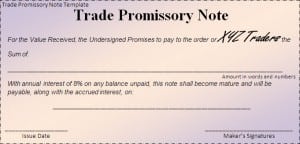 Promissory Note Template