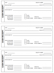 Cash Receipt Template