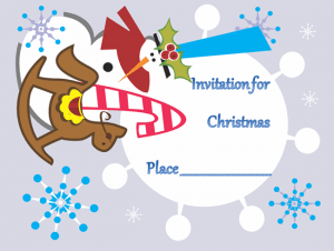 Christmas Party Invitation Template