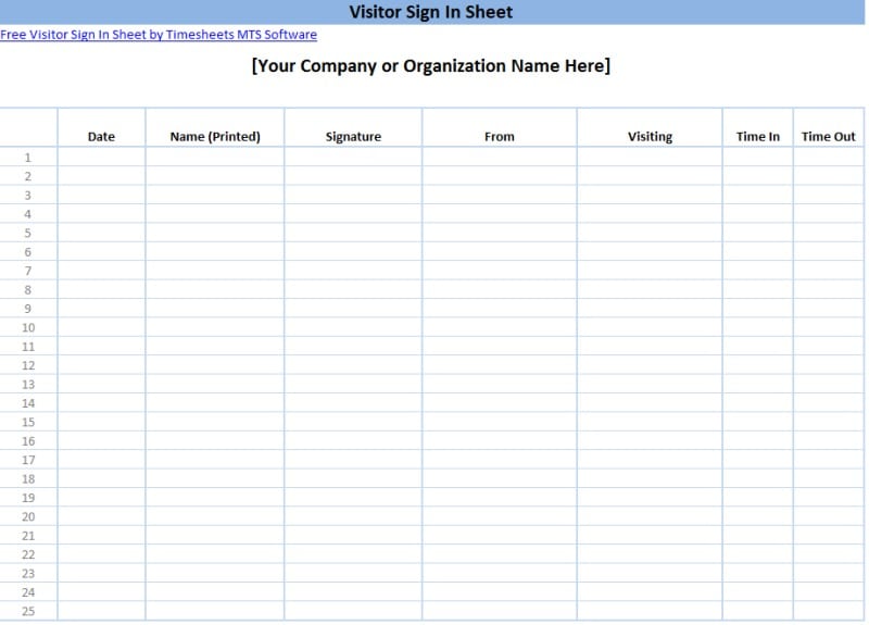 sign in sheet template 1642