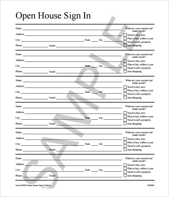 sign in sheet template 3451