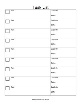 task list template 14