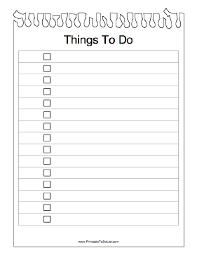 to do list template 15641