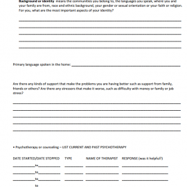 5 Free Biopsychosocial Assessment Questions Templates