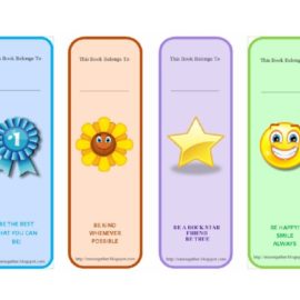 5 Bookmark Templates