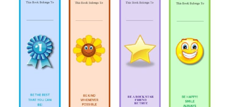 5 Bookmark Templates