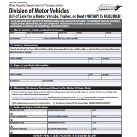 5 Trailer Bill Of Sale Templates