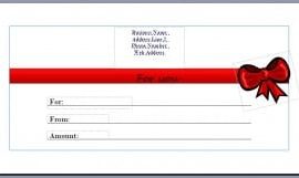 2 Free Gift Voucher Templates