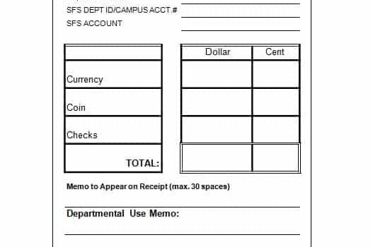 13 Deposit Slip Templates Word