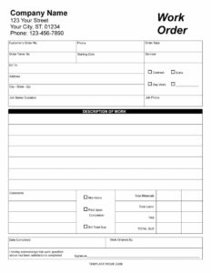 Smart Service Order Examples 7 Service Order Templates - Free Sample Templates