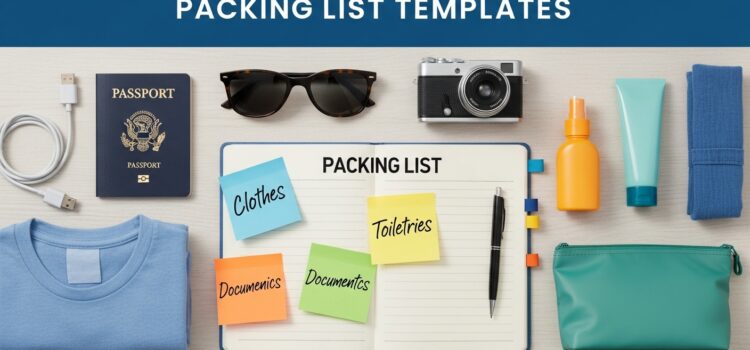 6 Packing List Templates 6 Packing List Templates