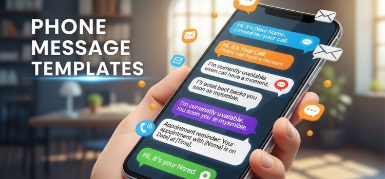 4 Phone Message Templates 4 Phone Message Templates